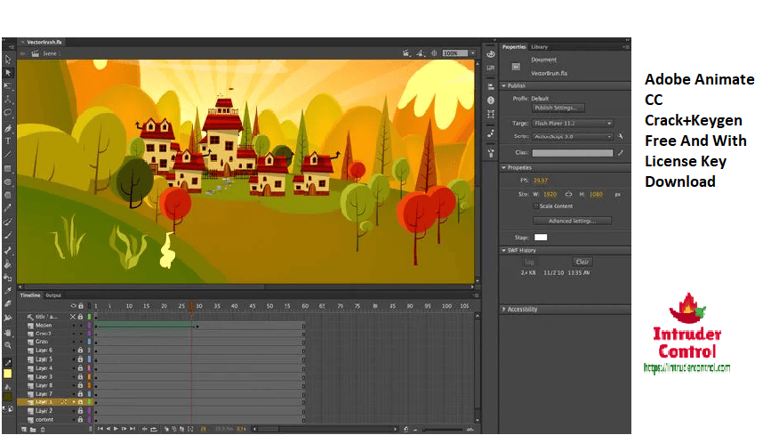 Adobe Animate CC Crack+Keygen Free And With License Key Download
