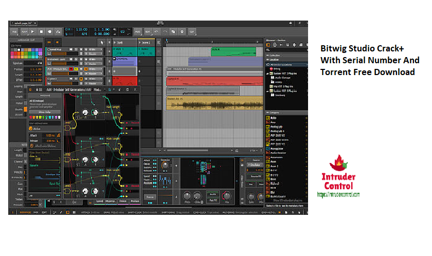 Bitwig Studio Crack+ With Serial Number And Torrent Free Download