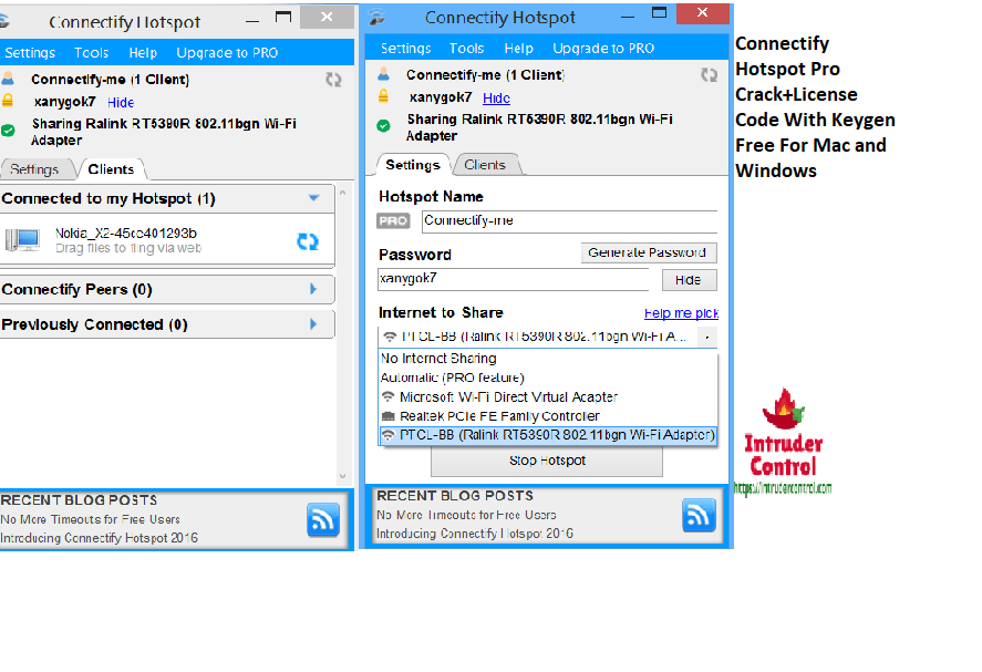 Connectify Hotspot Pro Crack+License Code With Keygen Free For Mac and Windows