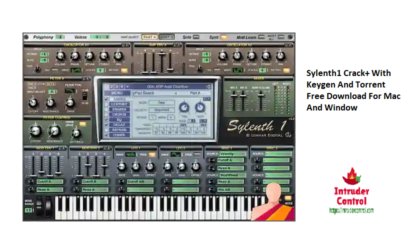 Sylenth1 Crack+ With Keygen And Torrent Free Download For Mac And Window
