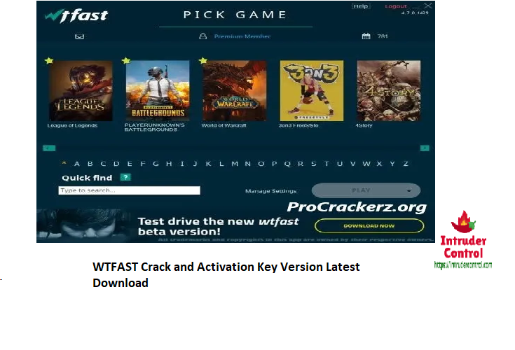 WTFAST Crack and Activation Key Version Latest Download